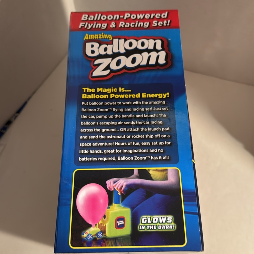 Balloon Zoom As Seen On TV Balloon-Powered Flying & Racing Set Brand New - Picture 10 of 11